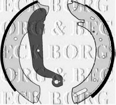 BORG & BECK bbs6261 -  Комплект тормозных колодок